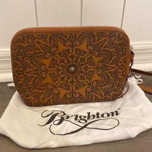 Brighton Vela Ferrera Nova Leather Crossbody Bag